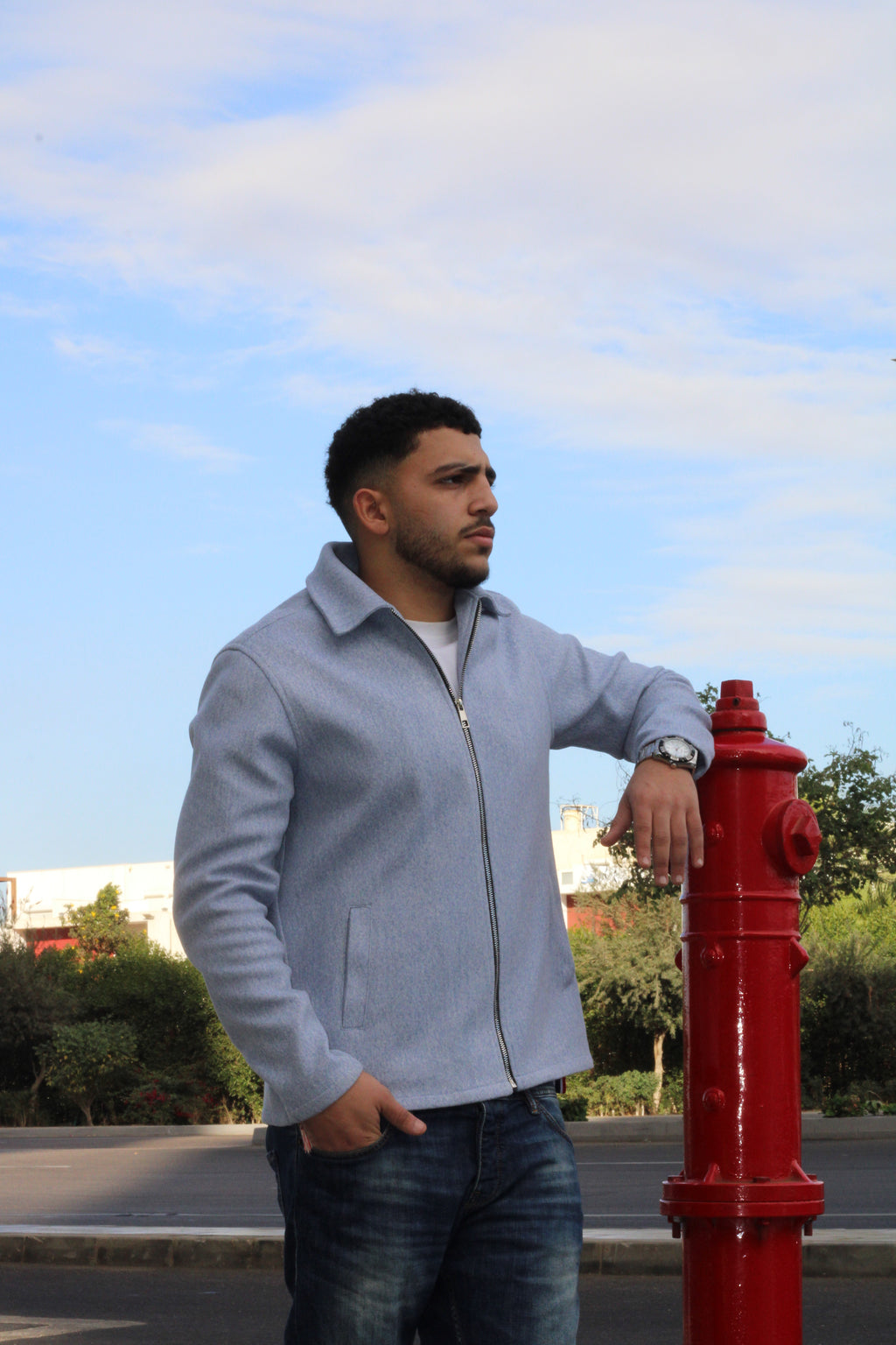 GOGH JACKET (sky blue)