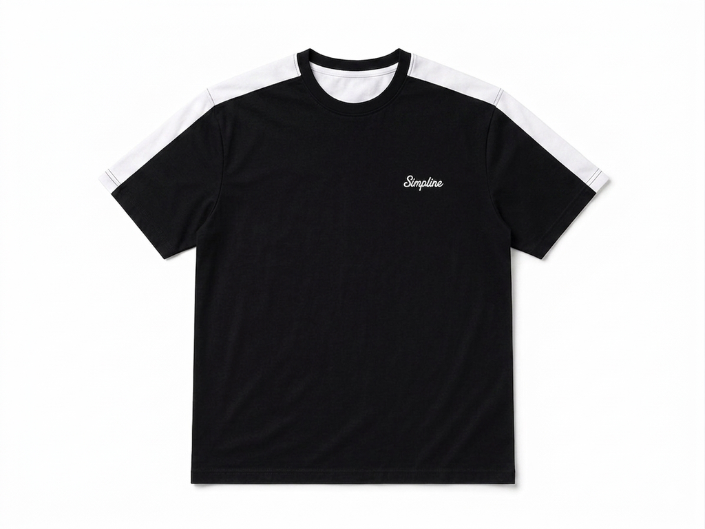 simpline black t-shirt