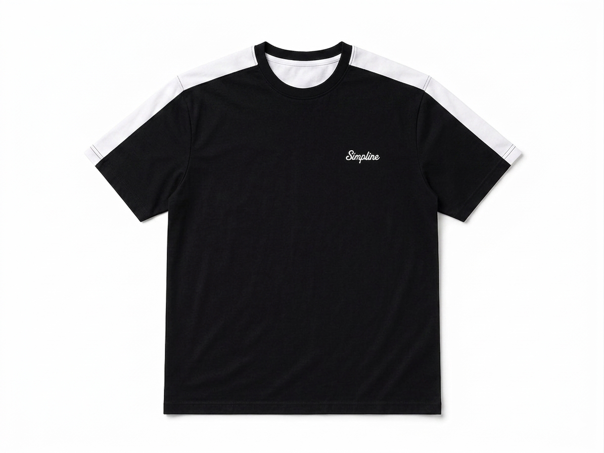 simpline black t-shirt